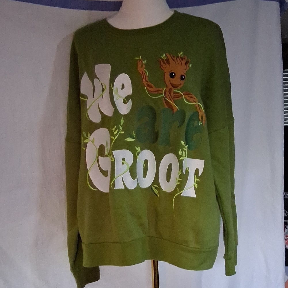 Marvel Green Groot Sweatshirt